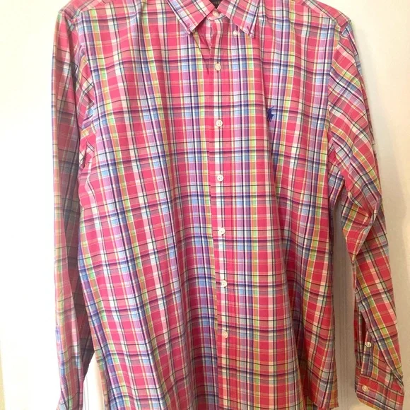 Ralph Lauren Men's Large Multicolor Plaid Shirt - Picture 2 of 5